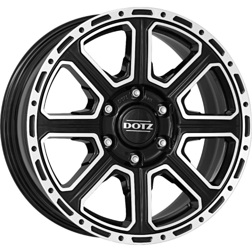 17'' 6x139.7 Dotz Kalahari dark Black/polished ET20 8J