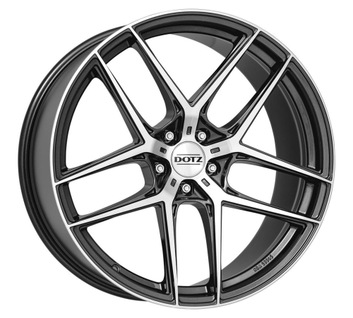 20'' 5x112 Dotz LagunaSeca dark Gunmetal/polished ET35 9J