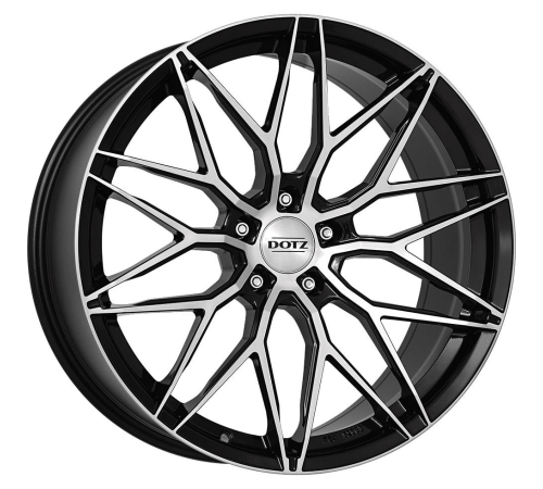 18'' 5x120 Dotz Suzuka dark Black/polished ET35 8J
