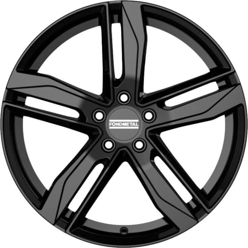18'' 5x108 Fondmetal Hexis Glossy Black ET45 8J