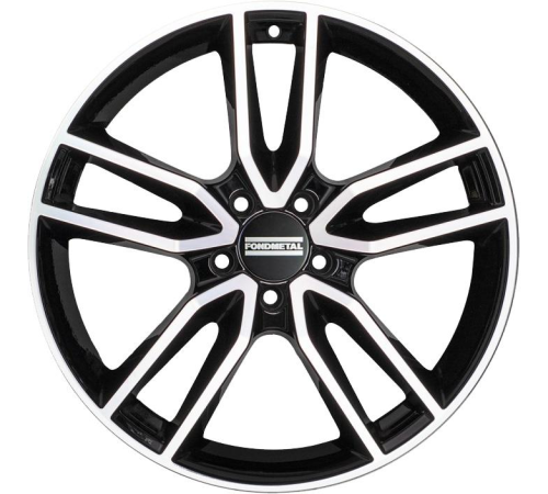 19'' 5x112 Fondmetal Koros Glossy Black Machined ET44 9J