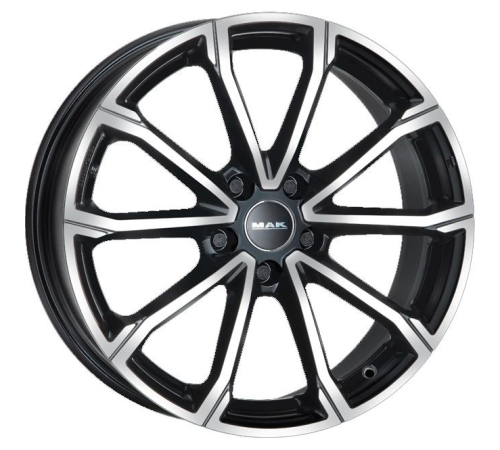 16'' 5x100 MAK Davinci Black Mirror ET35 6J