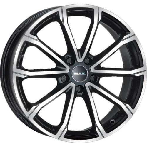 16'' 5x100 MAK Davinci Black Mirror ET35 6J