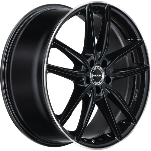 20'' 5x112 MAK Evo Gloss Black Mirror Ring ET50 9J