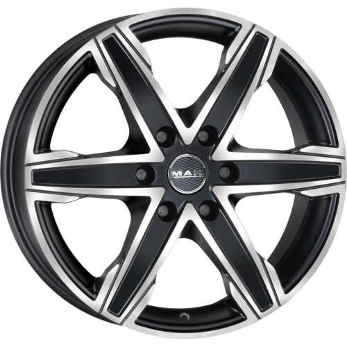 16'' 6x139.7 MAK King 6 Ice Black ET20 6.5J