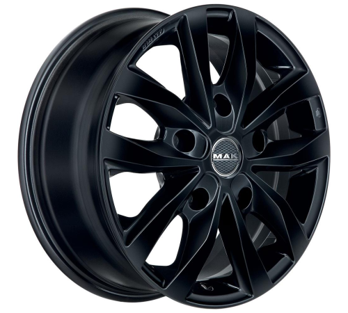 16'' 5x118 MAK Load 5 Gloss Black ET47 6.5J