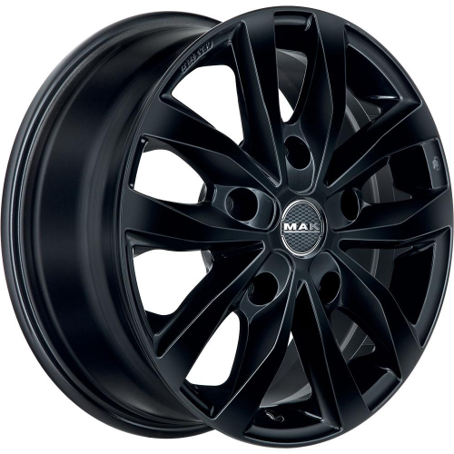 16'' 5x118 MAK Load 5 Gloss Black ET55 6.5J