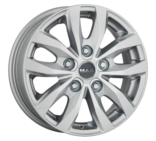 16'' 5x118 MAK Load 5 Silver ET55 6.5J