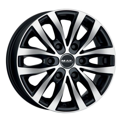 16'' 6x130 MAK Load 6 Ice Black ET62 6.5J