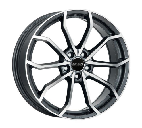 19'' 5x112 MAK Lowe-FF Gun Met-Mirror Face ET30 8J
