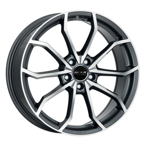 19'' 5x112 MAK Lowe-FF Gun Met-Mirror Face ET30 8J