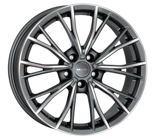 20'' 5x112 MAK Mark Gun Met-Mirror Face ET40 9J