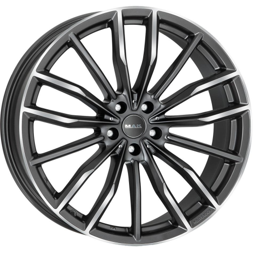20'' 5x112 MAK Rapp-D Gun Met-Mirror Face ET40 10.5J