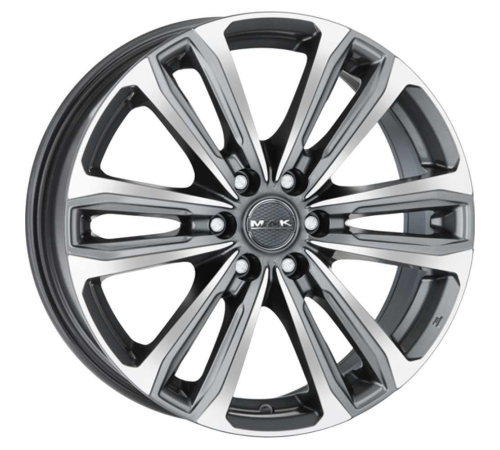 17'' 6x120 MAK Safari 6 Gun Met-Mirror Face ET50 6.5J