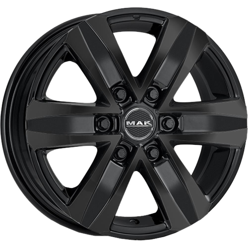 20'' 6x139.7 MAK Stone 6 Gloss Black ET50 8.5J