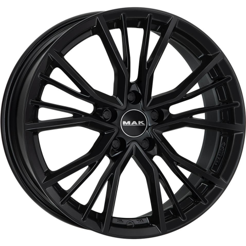 17'' 5x100 MAK Union Gloss Black ET38 7J