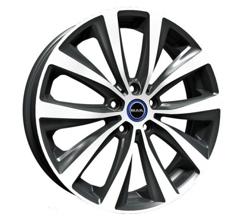 19'' 5x112 MAK Watt Gun Met-Mirror Face ET43 5J