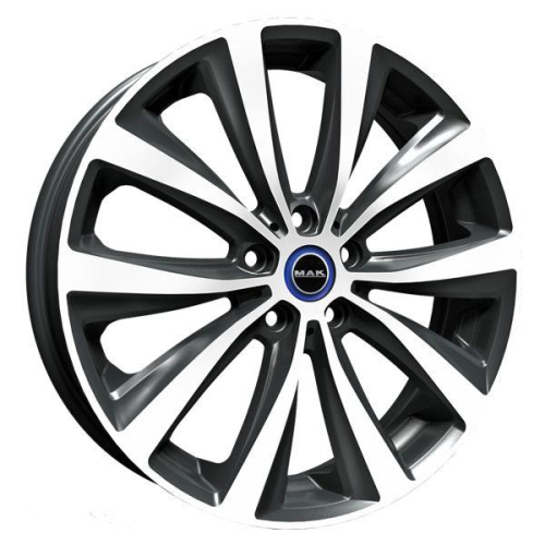 19'' 5x112 MAK Watt Gun Met-Mirror Face ET43 5J