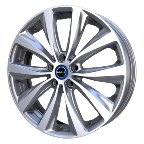 19'' 5x112 MAK Watt Silver ET43 5J