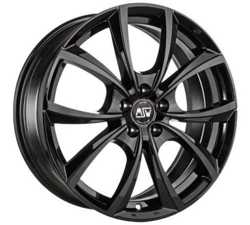 19'' 5x114.3 MSW 27T Gloss Black ET45 9.5J