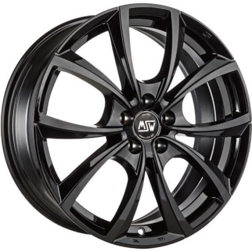 19'' 5x120 MSW 27T Gloss Black ET40 9.5J