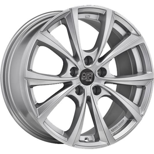 19'' 5x114.3 MSW 27T Full Silver ET45 9.5J