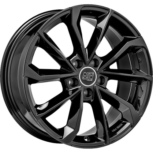 18'' 5x108 MSW 42 Gloss Black ET42 8J