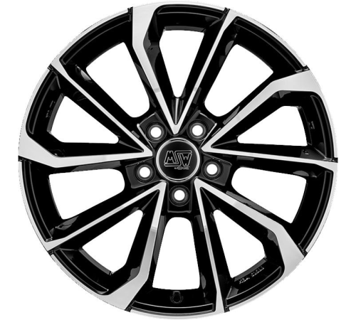 19'' 5x112 MSW 42 Gloss Black Full Polished ET45 8J