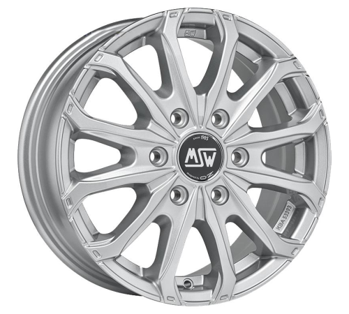 16'' 6x120 MSW 48 Van 6 Holes Full Silver ET50 6.5J