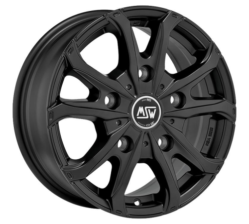16'' 5x108 MSW 48 Van Matt Black ET46 7J