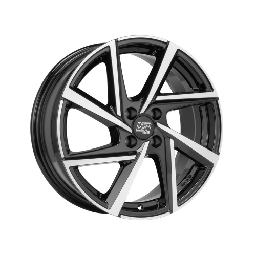 16'' 4x108 MSW 80-4 Gloss Black Full Polished ET32 6.5J