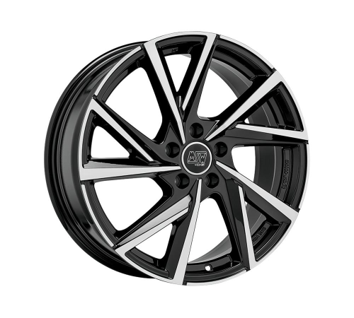 17'' 5x112 MSW 80-5 Gloss Black Full Polished ET37 7J