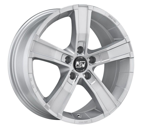 18'' 5x112 MSW Sahara 5 Full Silver ET45 8J