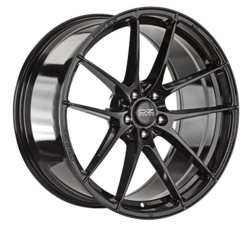 17'' 5x114.3 OZ Racing Leggera HLT Gloss Black ET45 7.5J