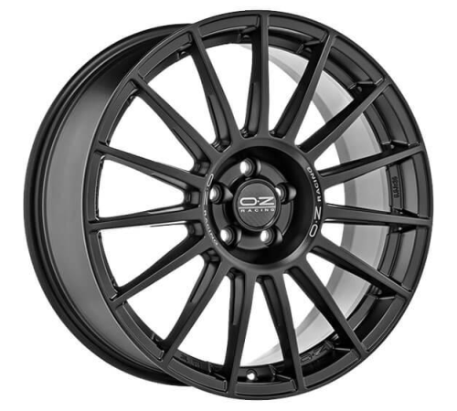 20'' 5x112 OZ Racing Superturismo Dakar Matt Black Silver Lettering ET30 8.5J