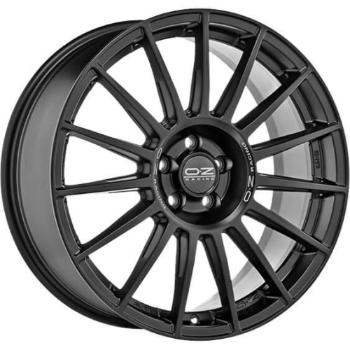 20'' 5x112 OZ Racing Superturismo Dakar Matt Black Silver Lettering ET30 8.5J
