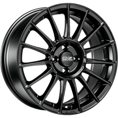 17'' 5x100 OZ Racing Superturismo LM Matt Black Silver Lettering ET35 7.5J