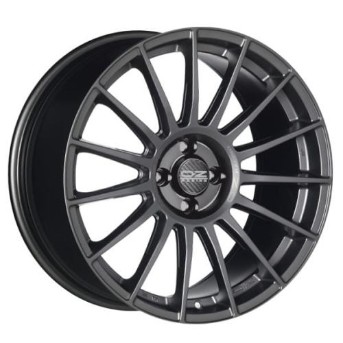 18'' 5x112 OZ Racing Superturismo LM Matt Graphite Silver Lettering ET45 8J