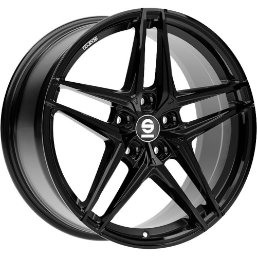 17'' 5x112 Sparco Record Gloss Black ET48 7.5J