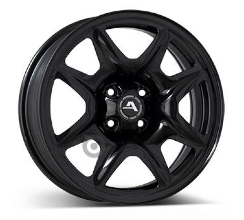 16'' 4x100 Alcar HybridRad 200100B Black ET32 6.5J