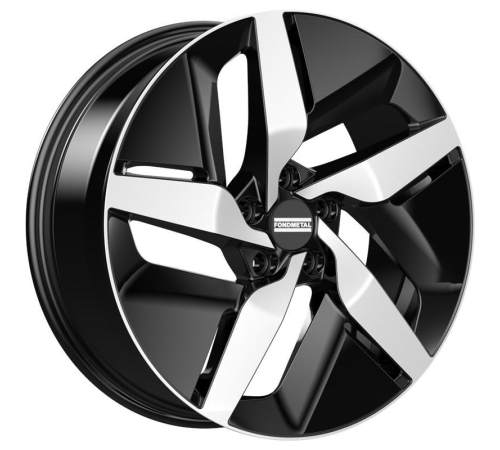 19'' 5x114.3 Fondmetal E-Joule Glossy Black Machined ET45 9.5J