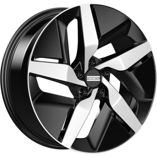 19'' 5x114.3 Fondmetal E-Joule Glossy Black Machined ET45 9.5J