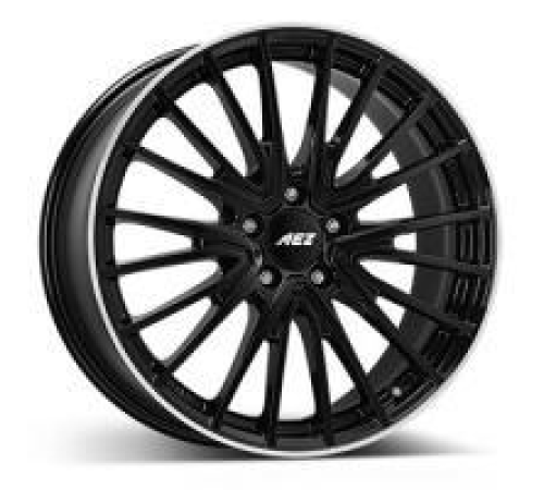18'' 5x112 AEZ Berlin Black/polished lip ET33 7.5J