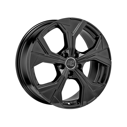 18'' 5x114.3 MSW 43 Gloss Black ET45 7.5J