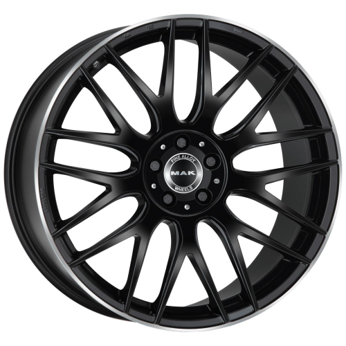 21'' 5x112 MAK Arrow-D Gloss Black Mirror Ring ET55 11J