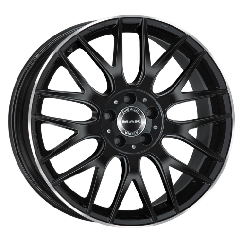 17'' 5x112 MAK Arrow Gloss Black Mirror Ring ET36 7.5J