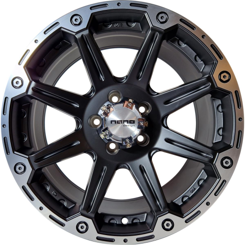 18'' 5x120 Nano BK717 Matt Black polished ET20 8.5J