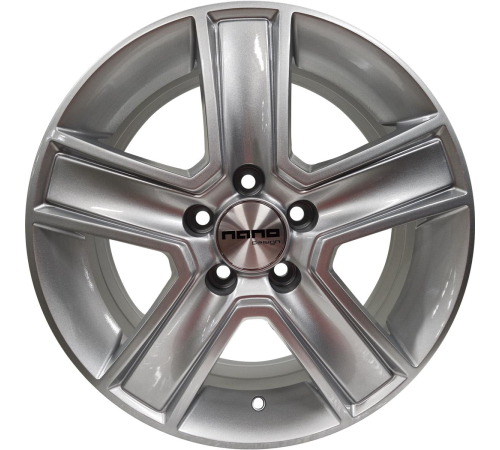 16'' 5x130 Nano BK473 Silver ET55 6.5J
