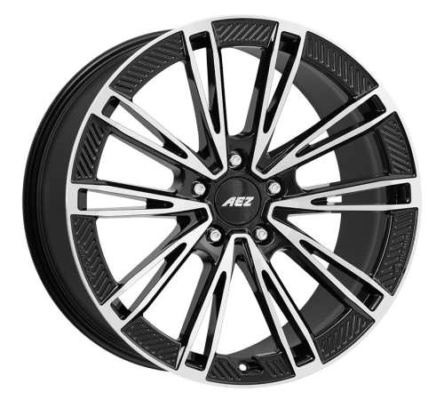 20'' 5x130 AEZ Alaska dark Black/polished ET54 9J