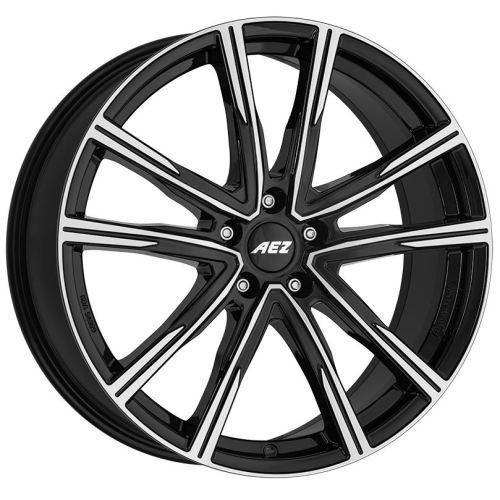 19'' 5x114.3 AEZ Montreal dark Black/polished ET38 7.5J